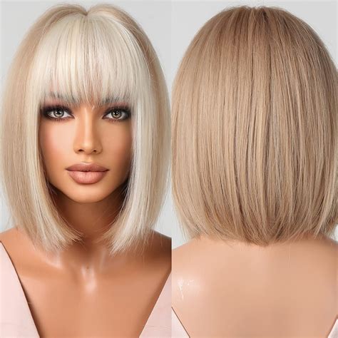 Bob Perücken, Billige Blonde Bob Perücke, Kurze Bob Frisur。